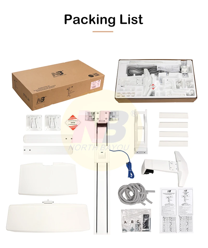 NB ST35 2A Настольный зажатый эргономичный 19 27 дюймов двойной монитор