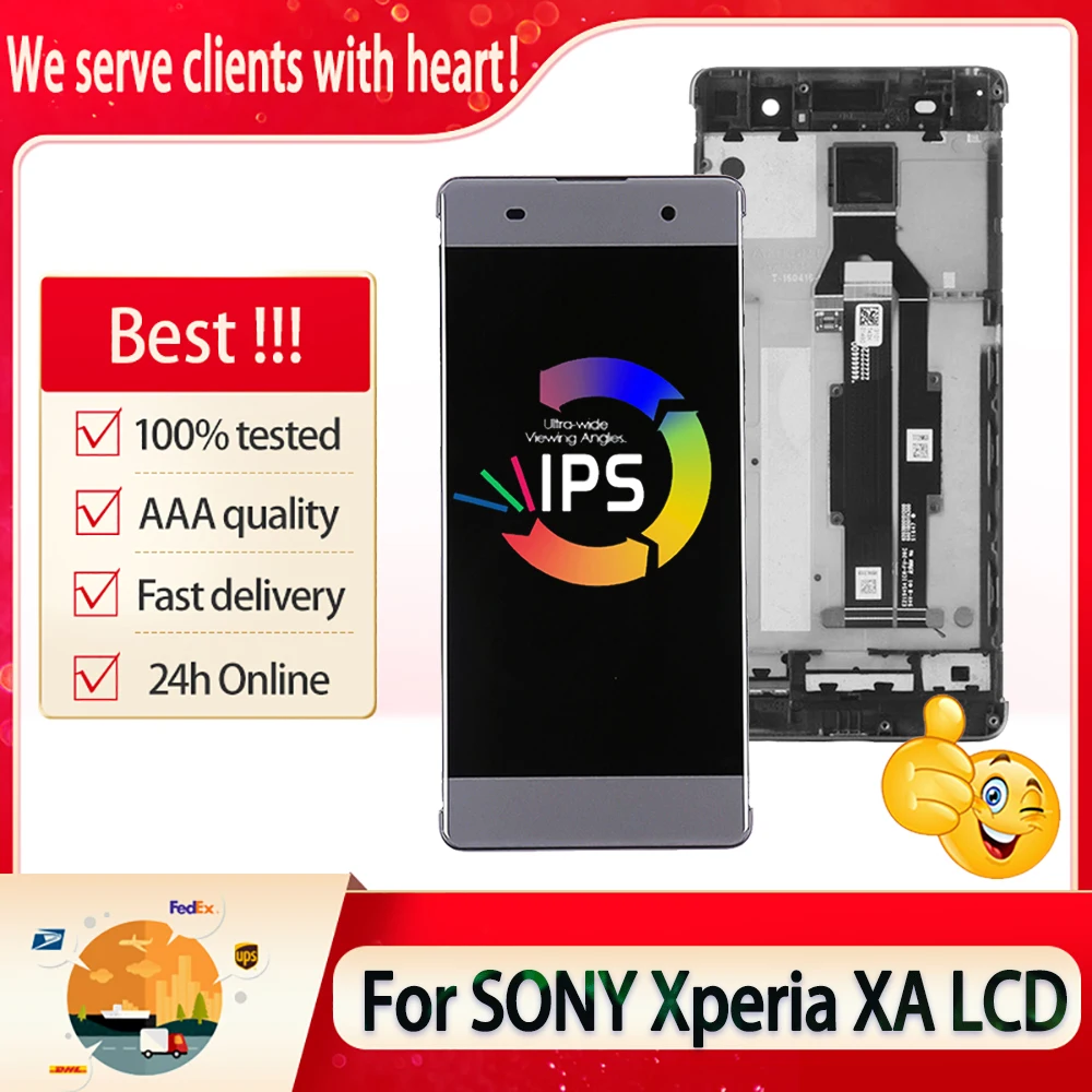 ЖК дисплей 5 0 ''для Sony Xperia XA F3111 F3113 F3115 сенсорный экран дигитайзер панель в сборе