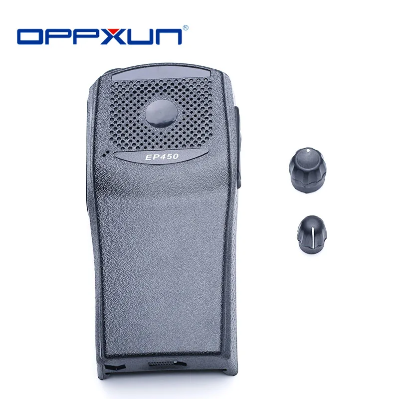 

2021 OPPXUN Replacement Front Casing with the Knobs Repair Housing Cover Shell for Motorola EP450 Walkie Talkie Two Way Radio