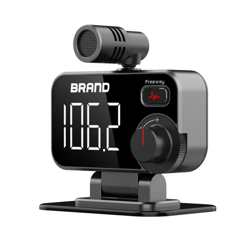 29W Bluetooth 5.0 Car Kit FM Transmitter MP3 Player Lossless Music Play QC3.0 Fast Charge With Micro Noise Reduction Call | Автомобили и