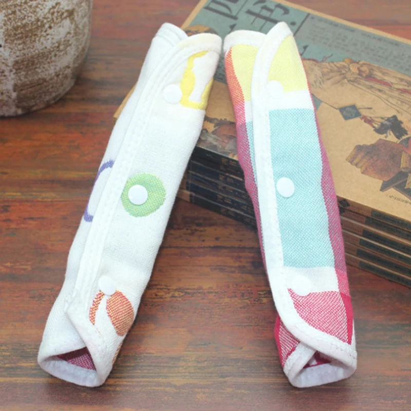 

2pcs Pushchair Pram Stroller Armrest Handle Grip Bar Cover Universal Protective Dust-Proof Handle Sleeve Baby Saliva Towel