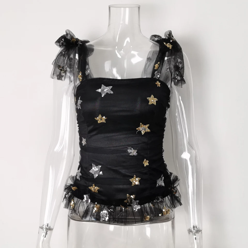 Karlofea Новинка жилет на бретельках укороченные топы для женщин стильные наряды с