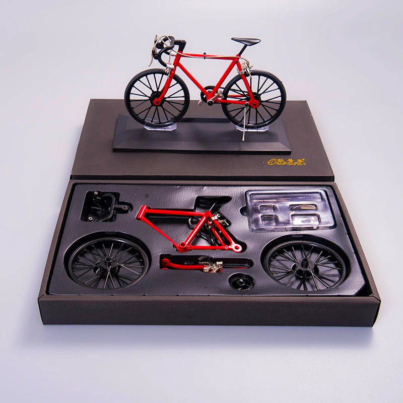 

DIY Alloy Assembled Bicycle Model Simulation Bicycle Finger Bicycle