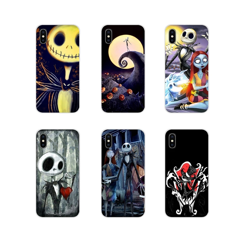 Прозрачный чехол из ТПУ Кошмар перед Рождеством для Huawei G7 G8 P7 P8 P9 P10 P20 P30 Lite Mini Pro P
