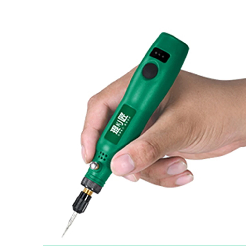 

Wireless Drill Electric Carving Pen Variable 3-speed USB Cordless Drill Rotary Tools Kit Engraver Pen For Grinding Polishing