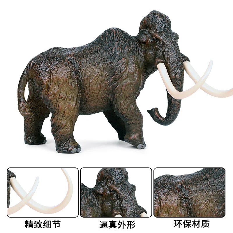 Big Mammoth Elephant Animal Figure Collectible Toys Wild Action Figures Kids Plastic Cement | Игрушки и хобби