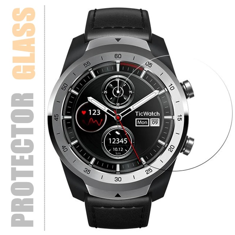 

Защитное стекло для часов TicWatch Pro HD, электростатическое закаленное стекло, защита экрана от царапин
