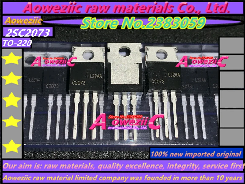 Aoweziic 2019 + 100% новый импортный оригинальный 2SC2073 2SA940 A940 C2073 TO-220 аудио усилитель