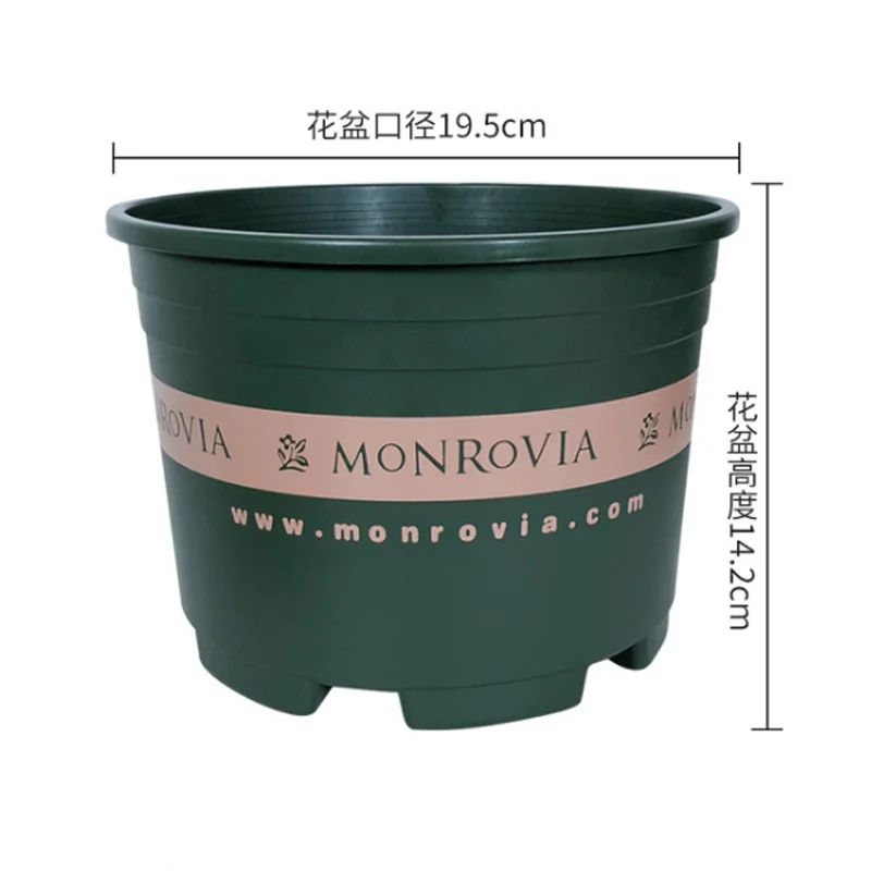 

1 Gallon Plastic Garden Fat Pots Yangbaga Durable Nursery Pot,Garden Flower Pots Container Nursery Pot with pallets