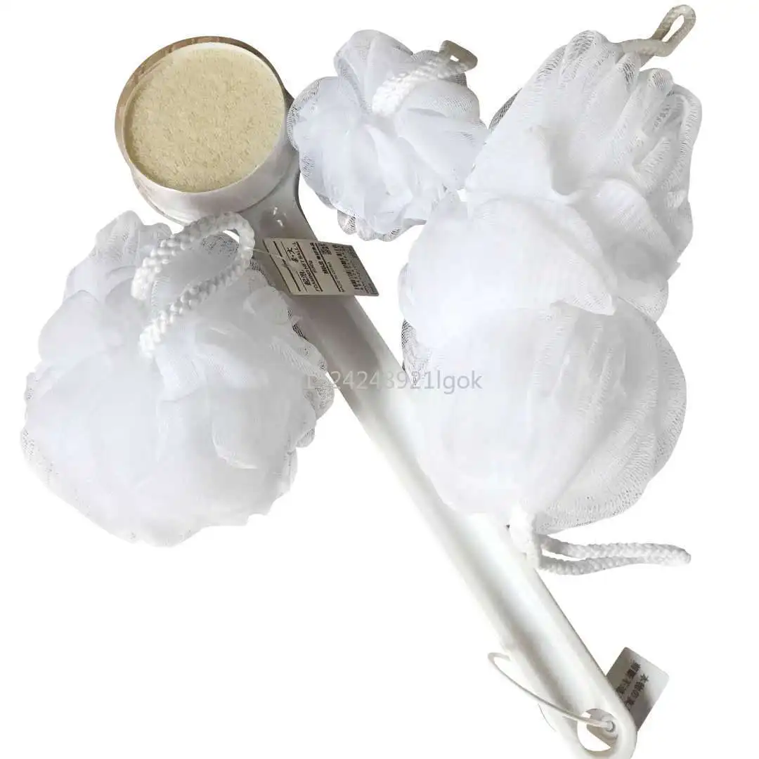Japans Super Soft Retractable Bath Ball, Large and Small, Does Not Disperse, Foaming, Bath Flower, Bathing God