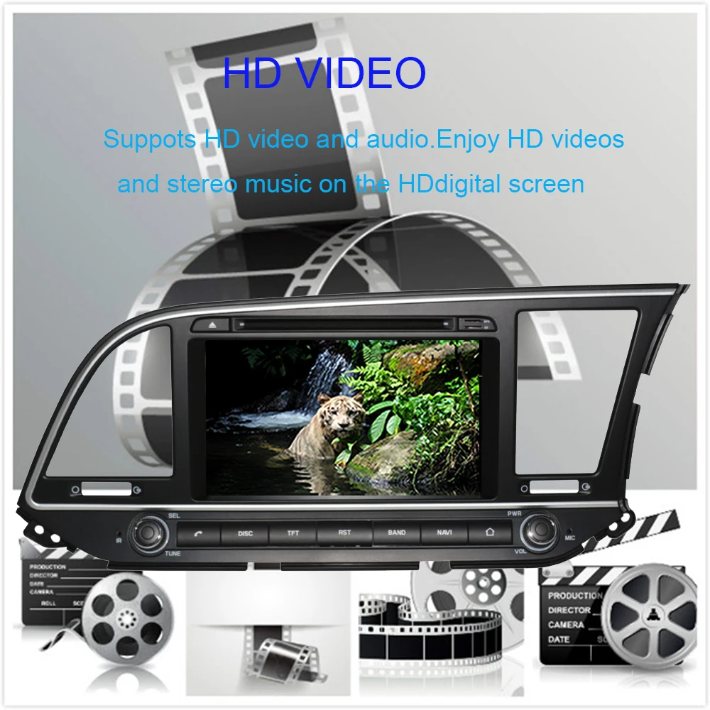 Автомагнитола для Hyundai Elantra/Avante/MD 10 0-2016 Android 2022 с GPS-навигацией правым вождением