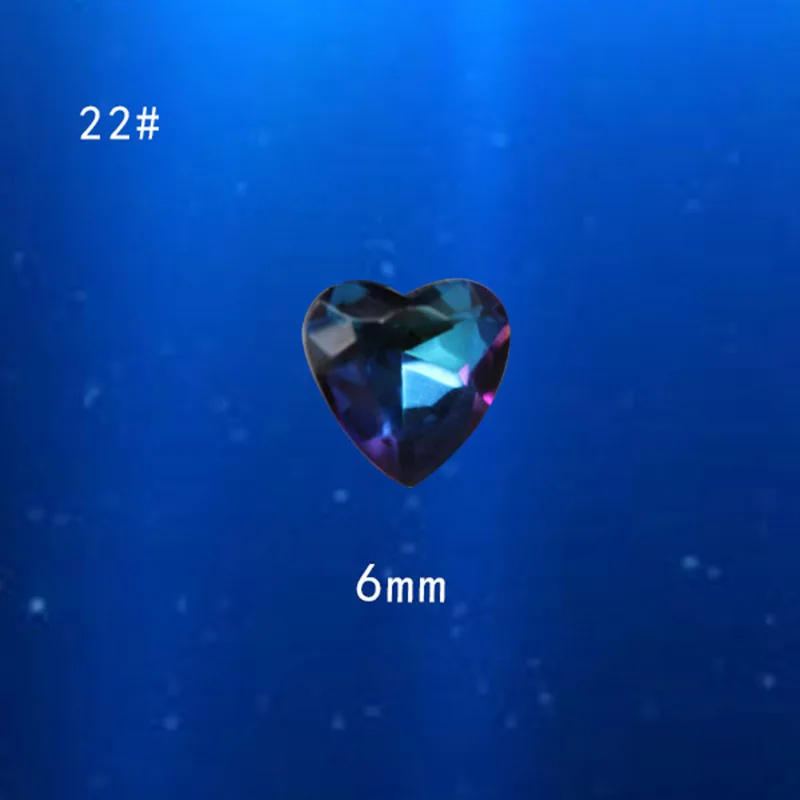 K9crystal мульти формы No1-No24 Swa синие призрак Радуга pointback Стразы для нейл-арта