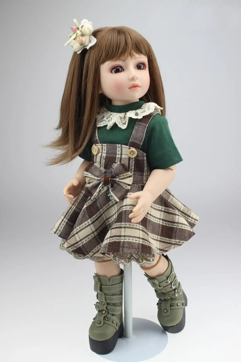 

SD/BJD Princess Dress Up Doll 18 Inch 45cm Realistic Girl Reborn Play House Collection Hobbies Toys Gift
