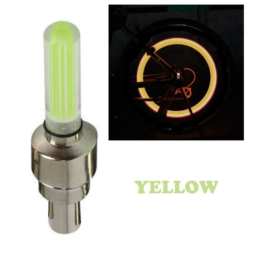 

2PCS Bicycle Light Bike Car Motorcycle Wheel Tyre Valve Cap Flash LED Light Lamp Accessories