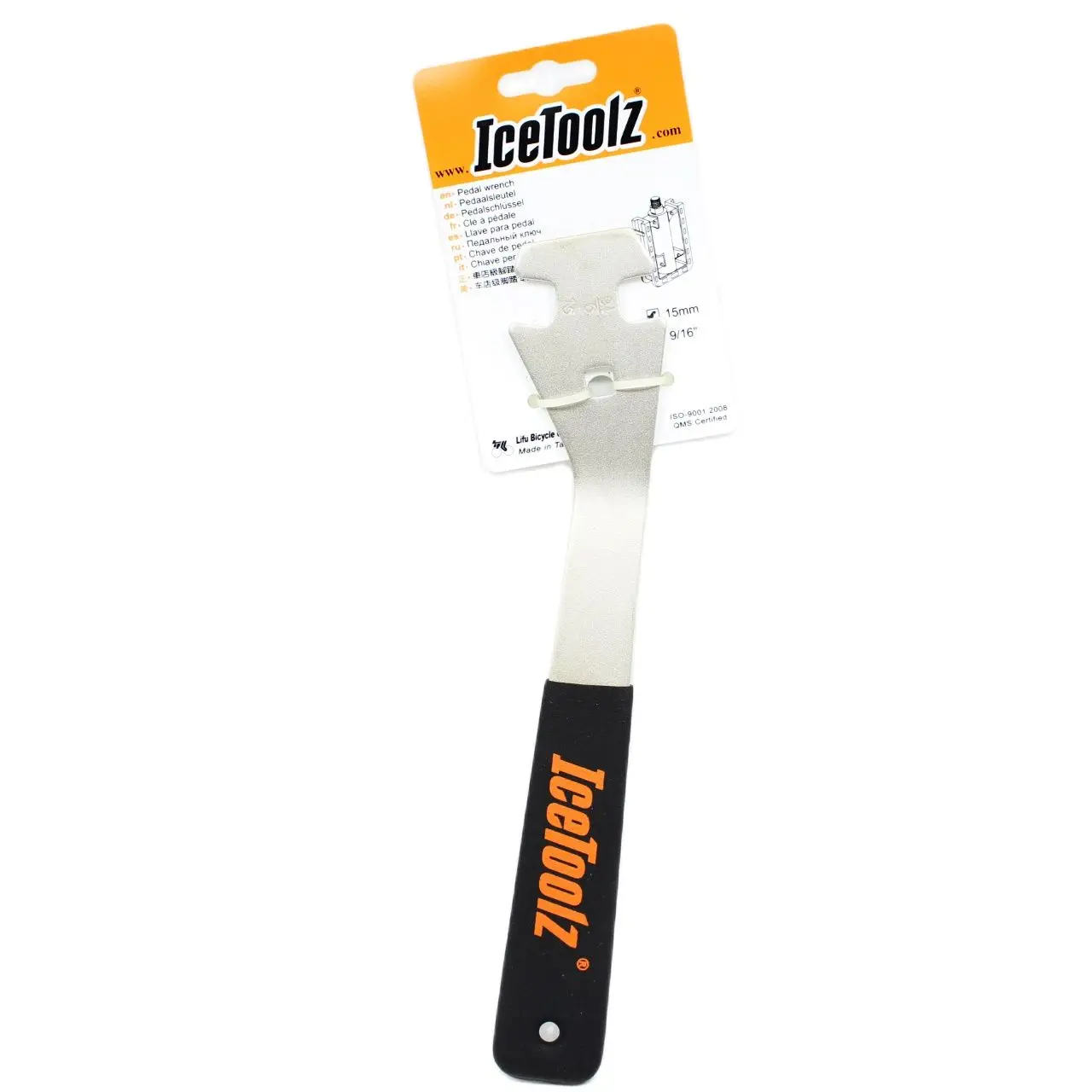 Велосипедный гаечный ключ Icetoolz 15 мм 9/16 дюйма с квадратным отверстием инструмент
