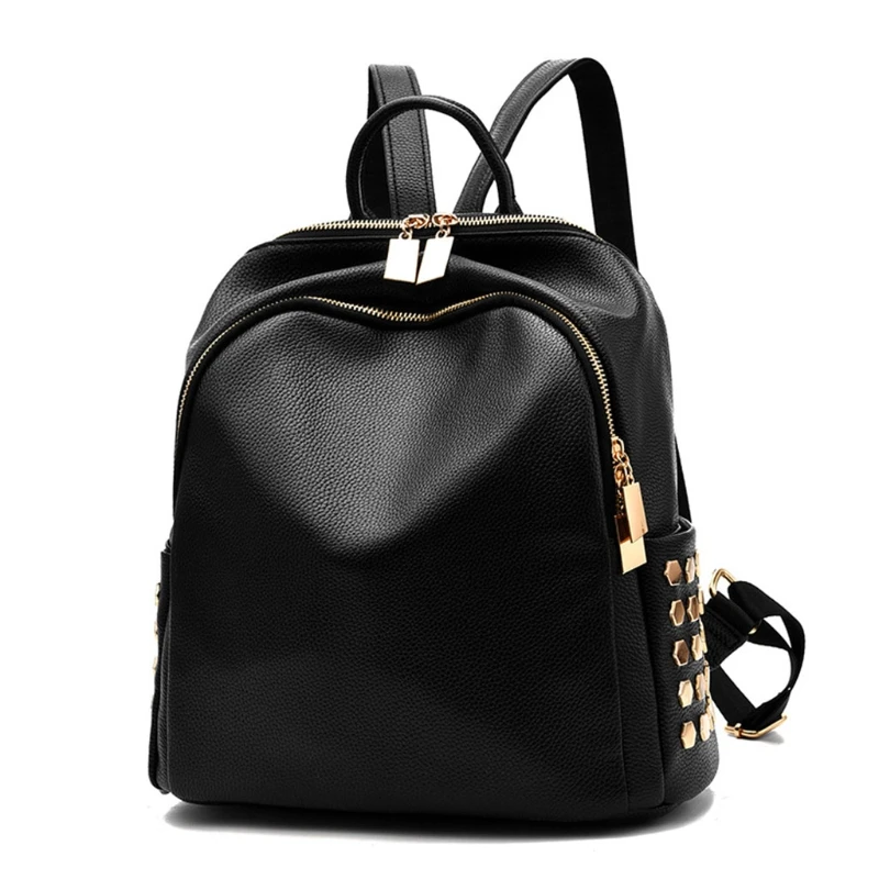 

Women Anti-theft Backpack PU Leather Casual Rucksack for Teenage Girls School Bookbag Travel Shoulder Bag