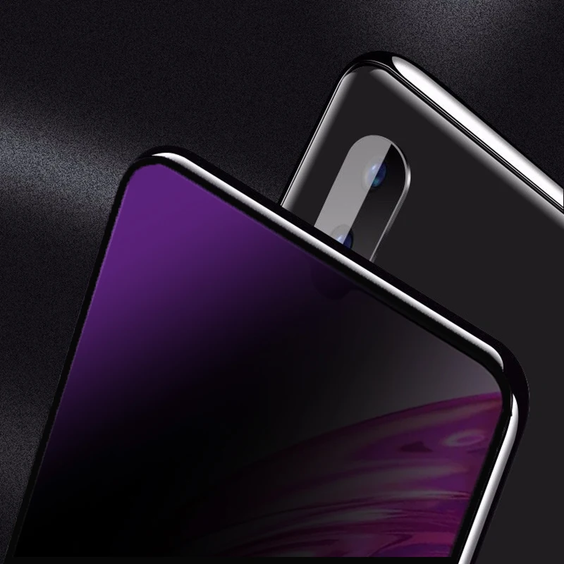 Анти шпион Экран протектор для VIVO Y7S Y97 Y91 Y91i Y93 Y95 Y12 Y15 Y17 2019 Y3 анти синяя защитная