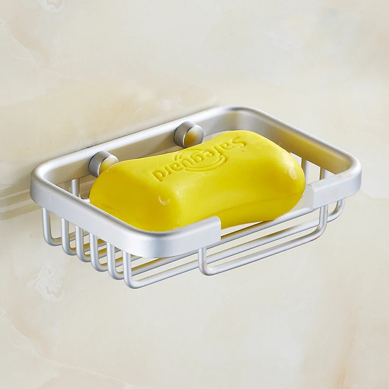 1 шт. Серебряная стойка для сверления мыла держатель душевой кабины настенные