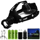 Новый продукт Xhp90 светодиодный налобный фонарь мобильный источник света фонарик 3 шт. 18650 аккумулятор лампа зум входвыход литий-ионный