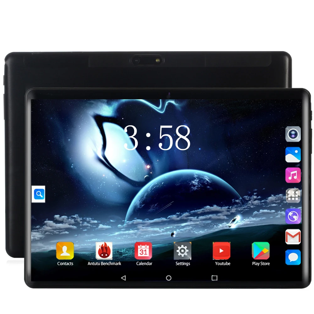 Планшет с 10 1 дюймовым дисплеем десятиядерным процессором ОЗУ 6 ГБ ПЗУ 2020 Android 2 мя