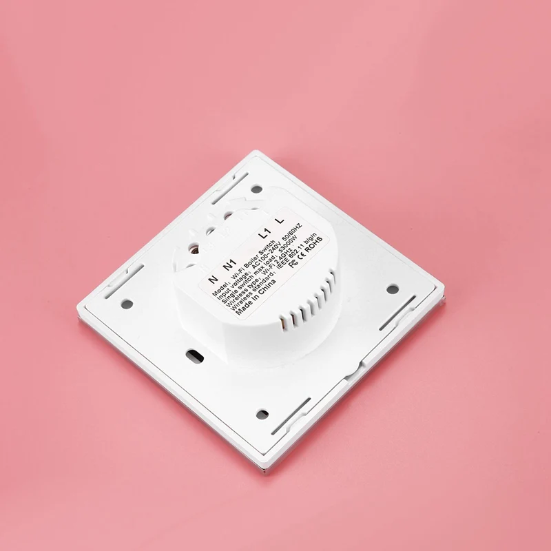 

Single Control Switch European Type 86 Household Water Heater Contact Wifi Smart Switch
