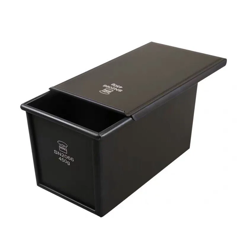 

Toast Mold 450g Oven Household Baking Non-stick Rectangular Bread Mold Non-stick Toast Box Cake Mold Cupcake Stand