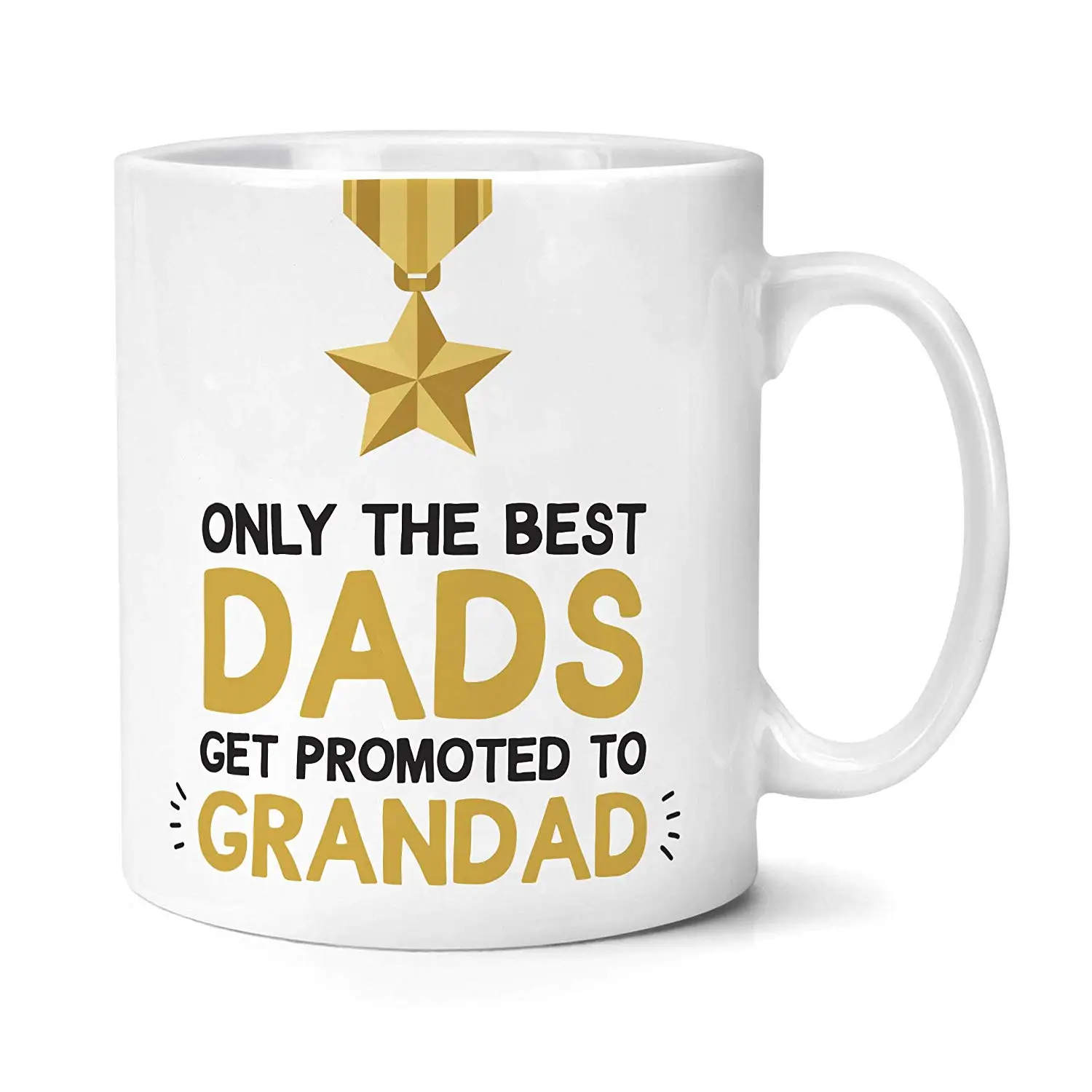 Объявление малыша: только лучший папа получает предложение на кружку Grandad|Кружки|