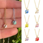 Ожерелье ISUEVA с подвеской в виде планеты, Вселенной, звездного неба, галактики, 18 карат золота, фэнтезийная туманность, круглое ожерелье с натуральным опалом для женщин