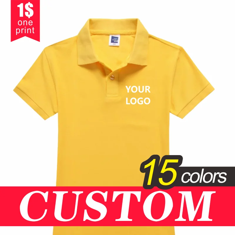 Custom Womens Polo Shirt with Own Logo by Embroidery/Digital/ Silk Printing for Girls Clothing Summer Clothes Short Sleeve Top