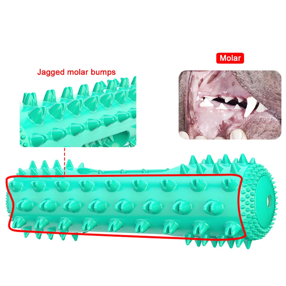 

Dog Molar Toothbrush Dog Molar Tooth Stick Dog toys Elasticity Soft Puppy Dental Care Pet Tooth Cleaning Durable Dog Chew Toy