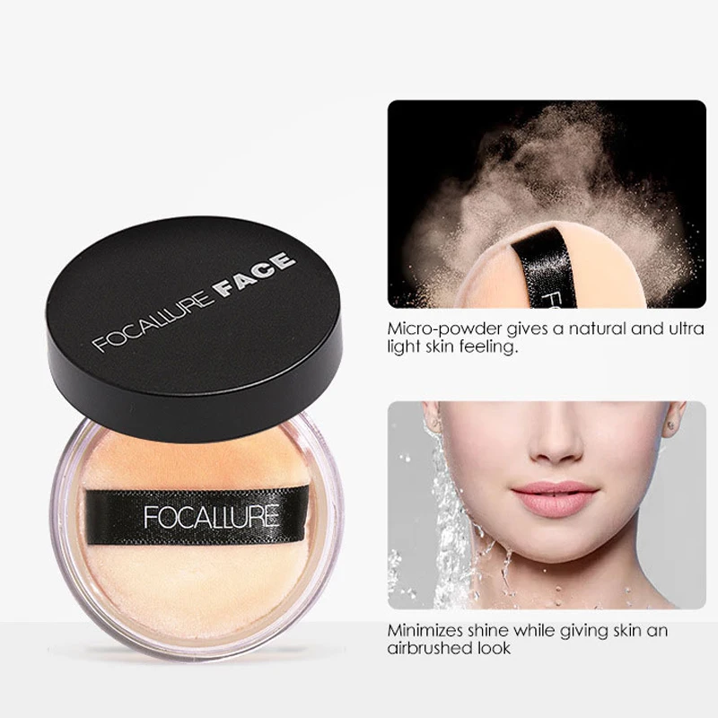 7 г пудра для макияжа с порошком установки Прозрачный матовый лица рассыпчатая