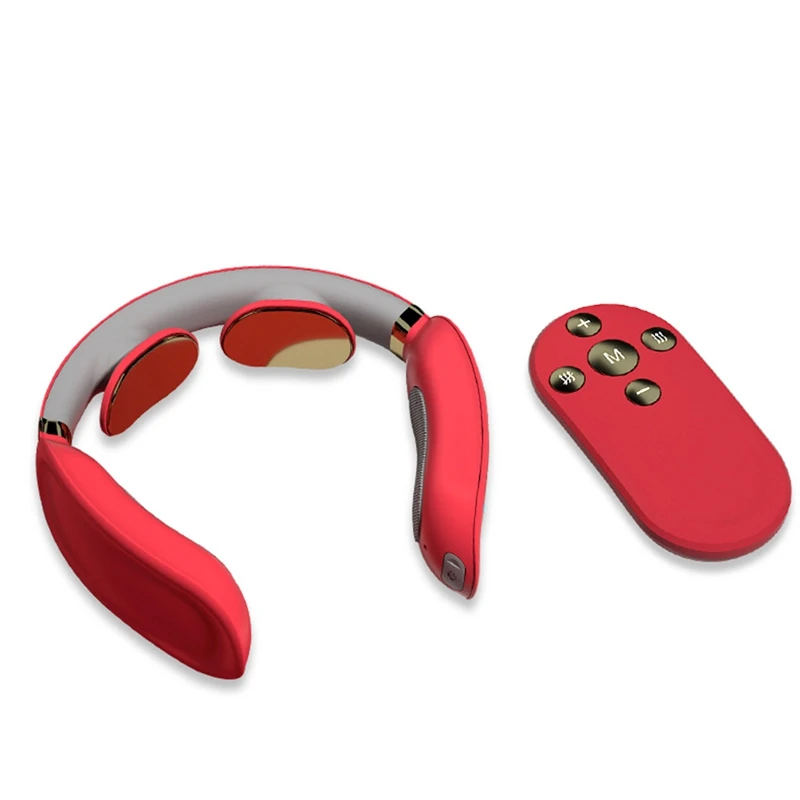 

Massage And Relax Neck Massager Intelligent Electric Wireless Cervical Massager Body Shock Pulse Massage Tool