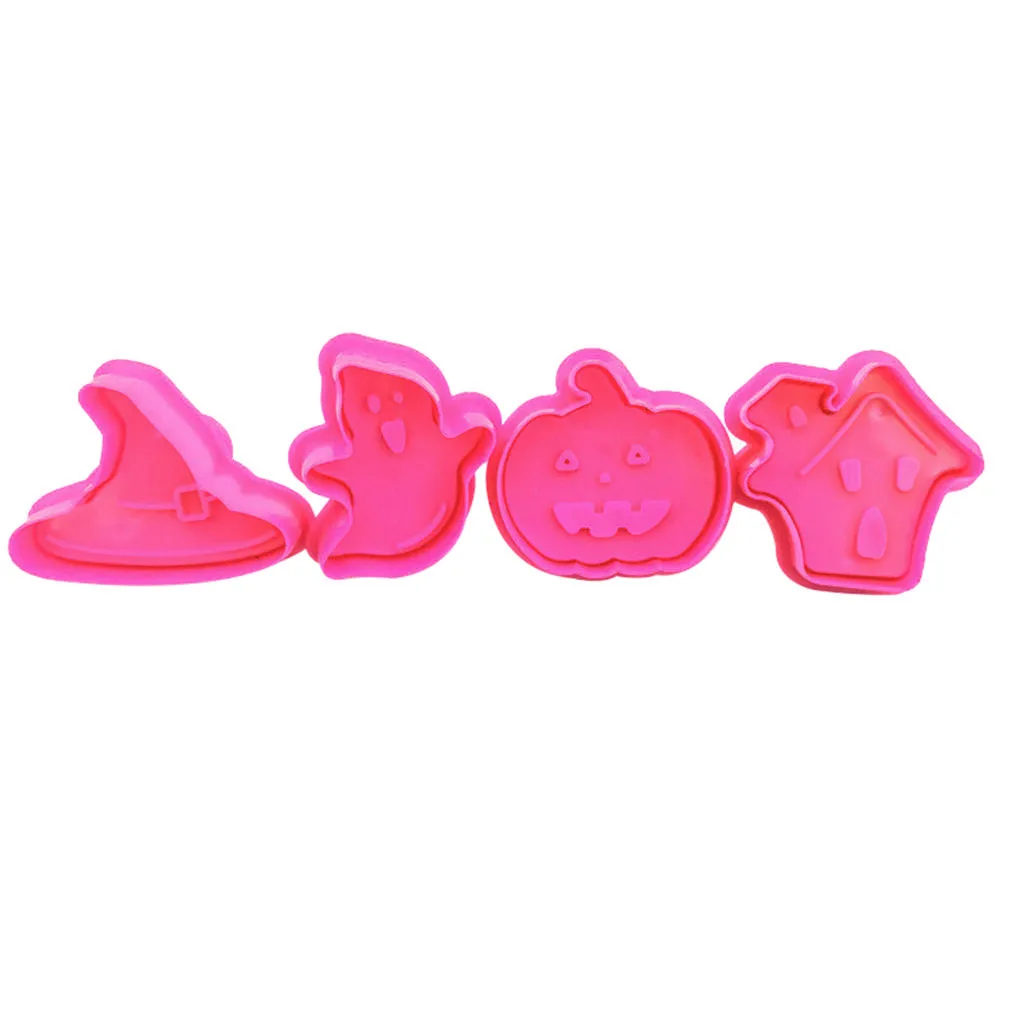Кухонные аксессуары 4 шт./компл. Хэллоуин печенье резаки для печенья форма