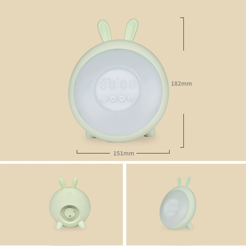 Перезаряжаемый светодиодный сенсорсветильник будильник инновационный