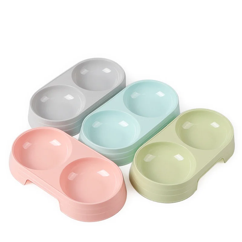 Миски для домашних животных двойная поилка кормления кошек и собак подача воды