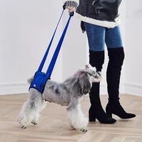 adjustable dog lift harness for back legs pet support sling help weak legs stand up pet dogs leash dog rear leg harness