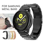 Ремешок для часов из нержавеющей стали для Samsung Galaxy Watch Active 2 ремешок 42 мм Шестерня S2 металлический браслет подходит для спортивных часов