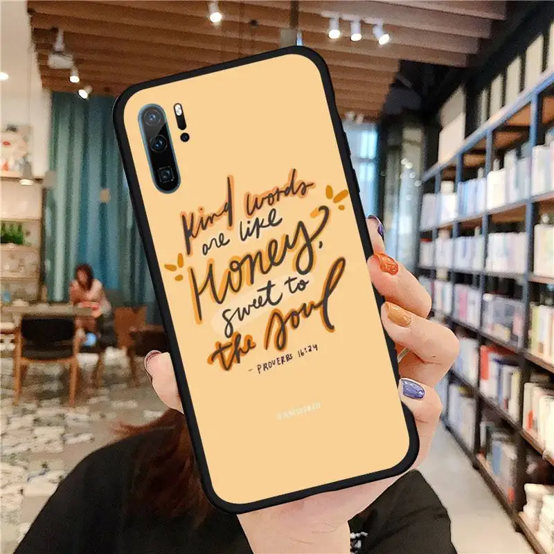 

Bible verse do not be afraid Phone Cases For Huawei honor Mate P 9 10 20 30 40 Pro 10i 7 8 a x Lite nova 5t Soft silicone funda