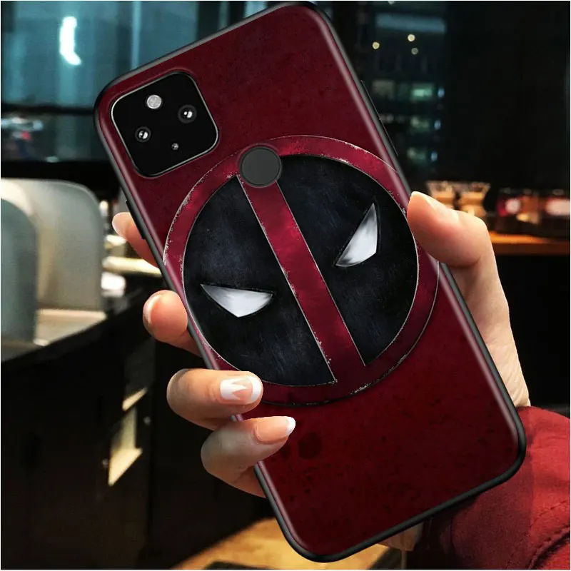 

Marvel Deadpool Shockproof Cover for Google Pixel 5 4 4A XL 5G Black Phone Case Shell Soft Fundas Coque Capa