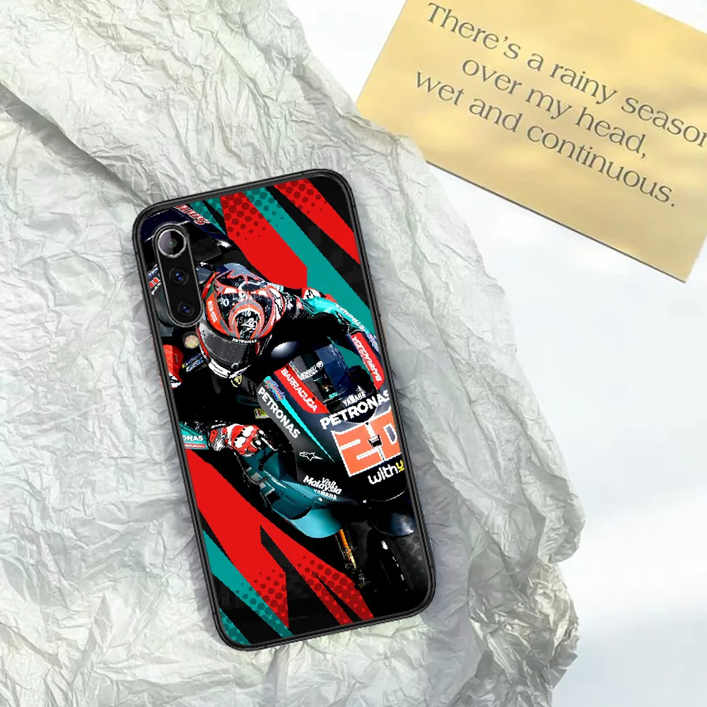 

Fabio Quartararo 20 Phone Case For XIAOMI MI Note 8 9 T 10 Pro Lite SE A2 A3 POCO X M MAX 2 3 black Etui Painting Hoesjes 3D