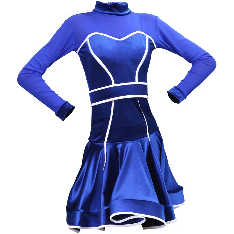 

Fashion Latin Dance Dress Girls Cha-cha Samba Salsa Tango Rumba Dancing Practice Wear Ballroom Performance Clothing DC3845