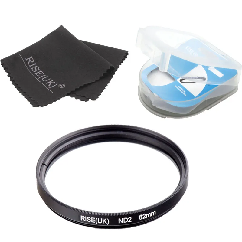

RISE(UK) 62 mm Neutral Density ND2 Filter for For canon eos sony nikon 62 mm d3300 r d5100 1300d