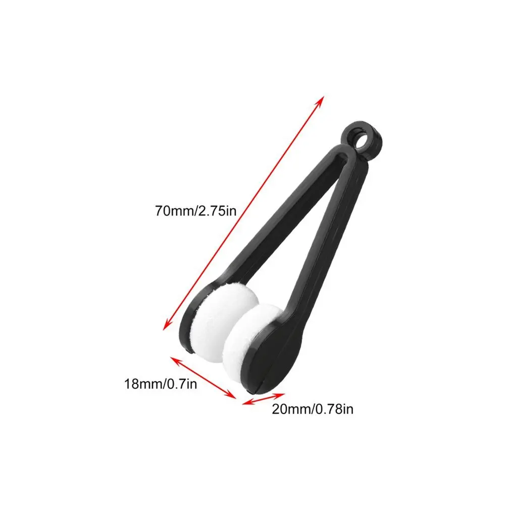 

2pcs Portable Glasses Eyeglass Spectacles Cleaner Useful Microfiber Spectacle Glasses Clean Wipe Multi-Function Cleaning Tool