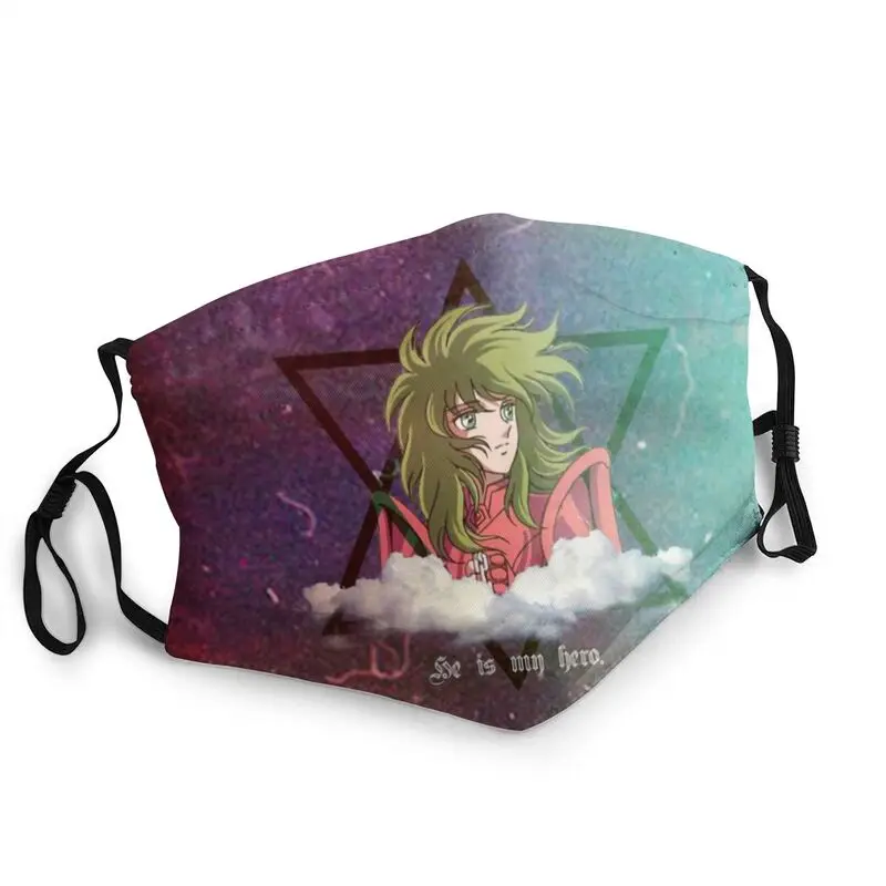 

Saint Seiya Knights Of The Zodiac Mask Dustproof Reusable Anime Manga Face Mask Protection Cover Adult Respirator Mouth-Muffle