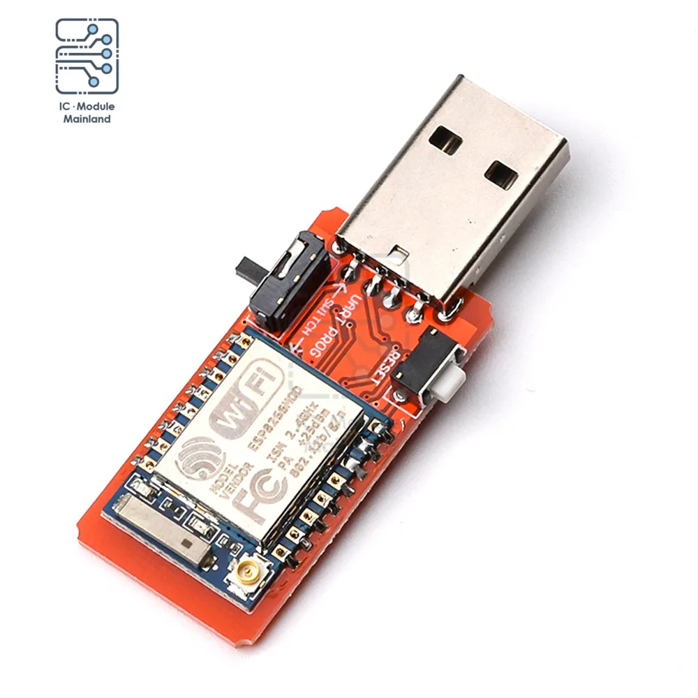 CH340 CH340G USB To TTL Converter Driver Module ESP8266 ESP-07 Wireless Wifi Development Board Programmable Adapter for Arduino