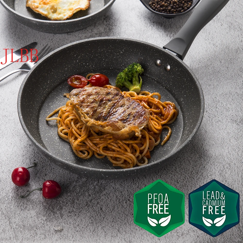 20 & 26 дюймов с антипригарным покрытием Медная сковорода для жарки Керамика