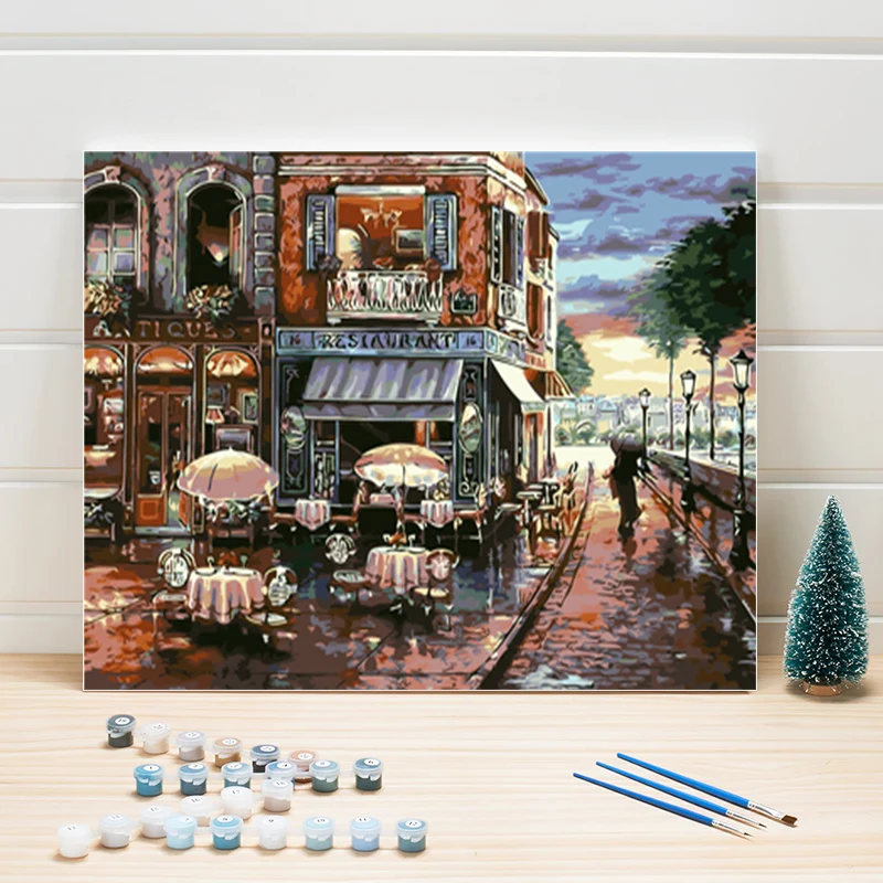 Краска Цифровая живопись маслом по номерам краска для рисования декорации DIY