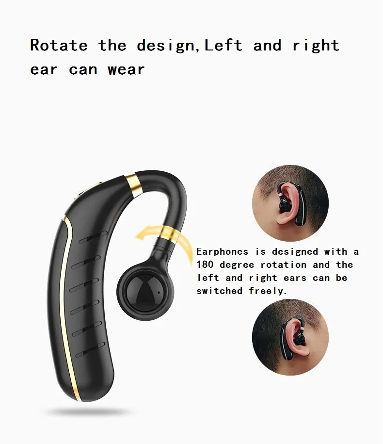 GDLYL Hands-free беспроводные Bluetooth наушники bluetooth-гарнитура наушники-вкладыши с микрофоном наушники чехол для IPhone Xiaomi