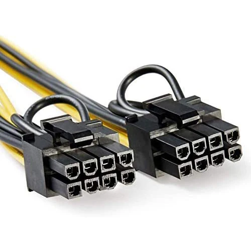 6 шт. GPU VGA PCIe 8 контактный разъем Dual 2X Pin (6 + 2) Мужской PCI Express Мощность адаптер Y