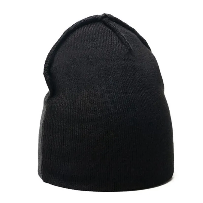 

Knitted Hat One Piece Winter Spring Warm Streetwear Women Men Hip Hop Beanies Hats Outdoor Skiing Headwear Warmer Cap Soft